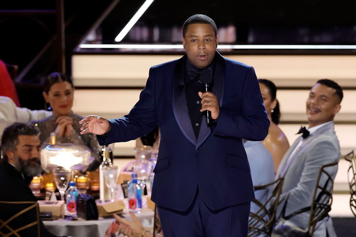 Host Kenan Thompson speaks onstage during the 74th Primetime Emmys at Microsoft Theater on September 12, 2022 in Los Angeles, California. (Kevin Winter/Getty Images)