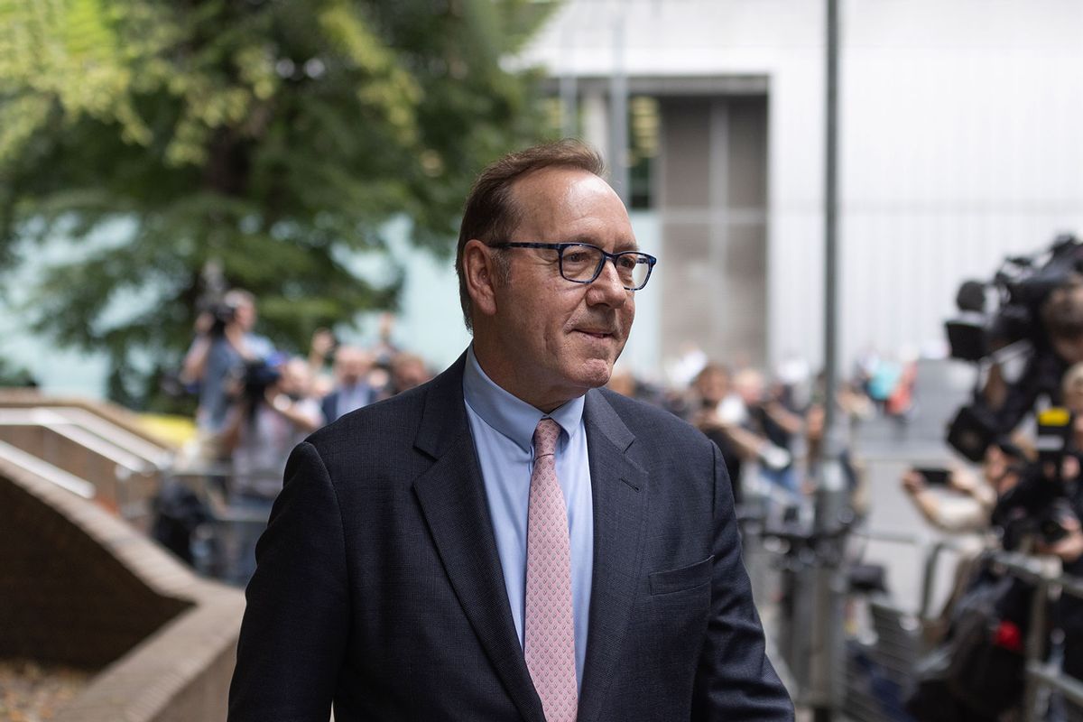 Actor Kevin Spacey leaves Southwark Crown Court on June 28, 2023 in London, England. (Dan Kitwood/Getty Images)