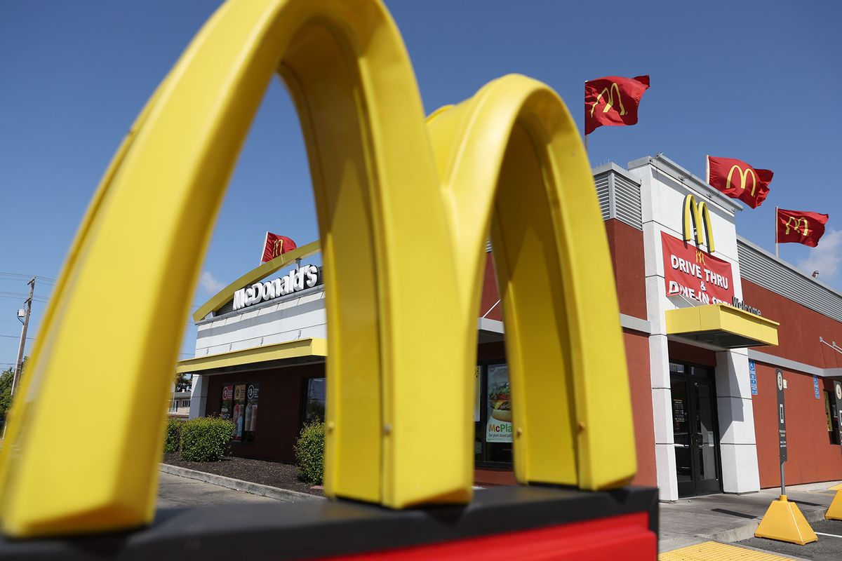 McDonald's restaurant on April 28, 2022 in San Leandro, California. (Justin Sullivan/Getty Images)