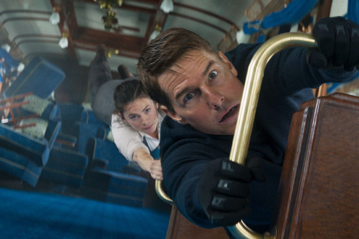 Tom Cruise and Hayley Atwell in "Mission: Impossible Dead Reckoning Part One" (Paramount Pictures / Skydance)