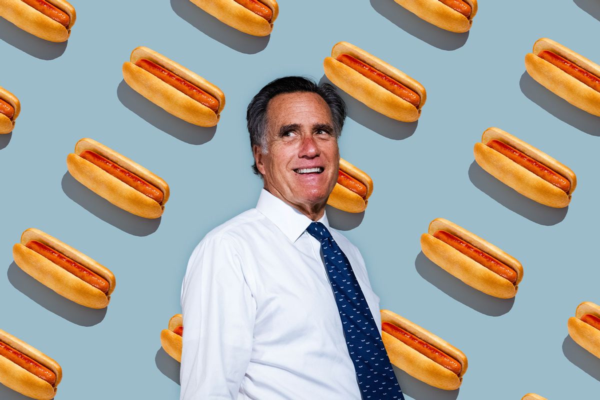 Mitt Romney and hotdogs (Photo illustration by Salon/Getty Images)