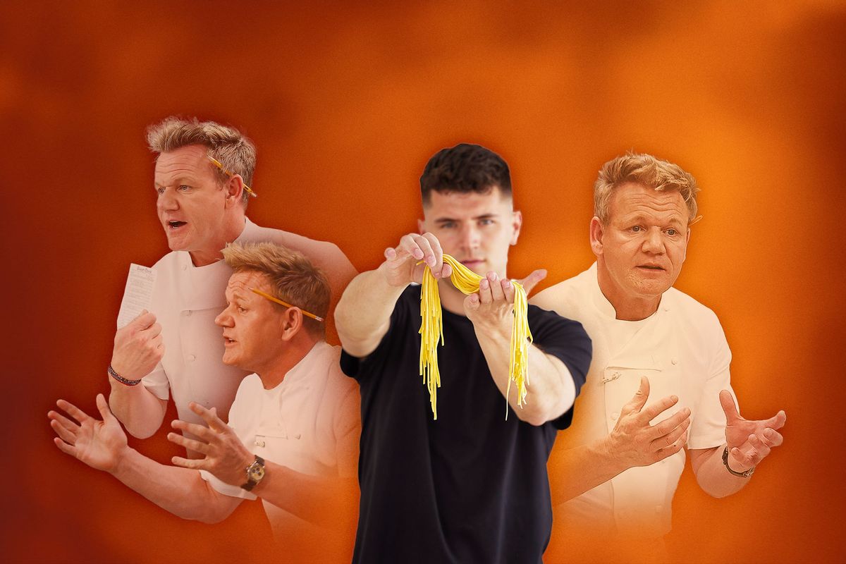 Nick DiGiovanni, surrounded by Gordon Ramsay (Photo illustration by Salon/Cheryl Clegg/Getty Images)