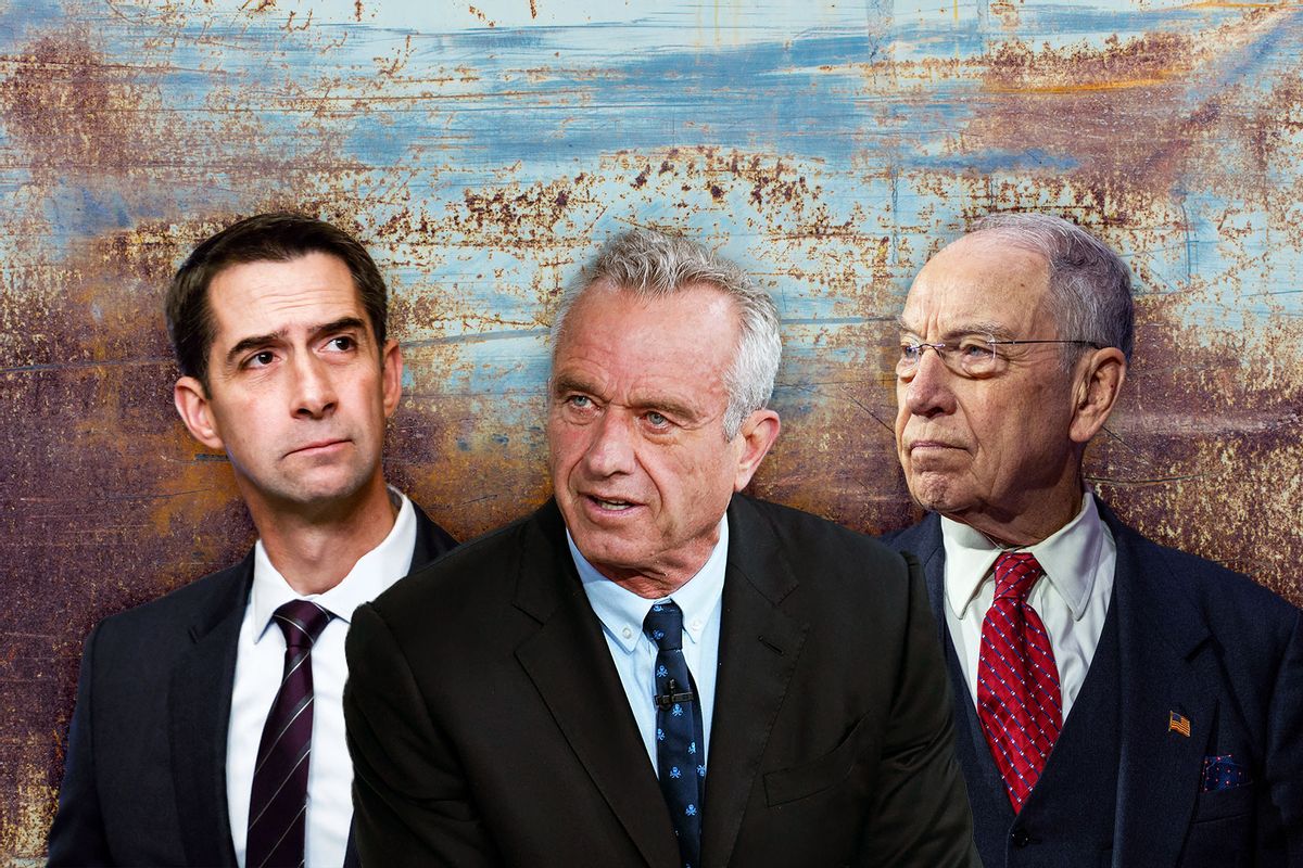 Tom Cotton, Robert F. Kennedy Jr. and Chuck Grassley (Photo illustration by Salon/Getty Images)