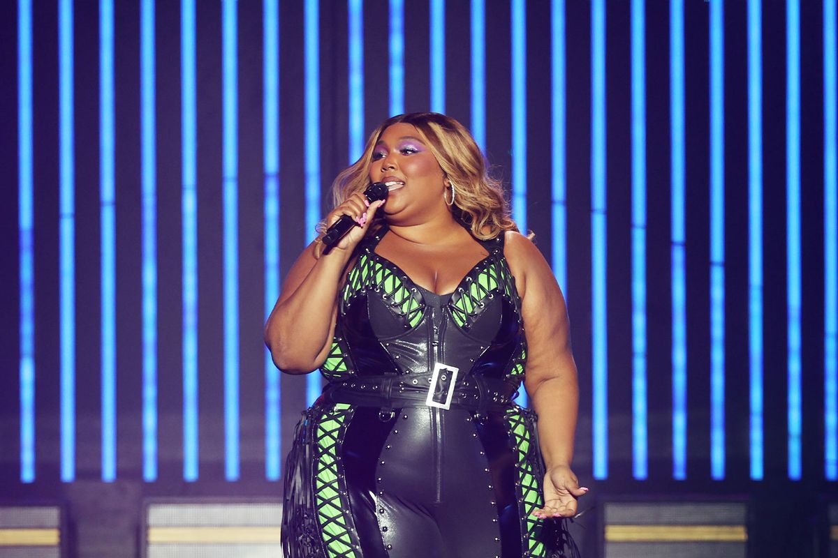 Lizzo performs at Qudos Bank Arena on July 23, 2023 in Sydney, Australia. (Don Arnold/WireImage/Getty Images)