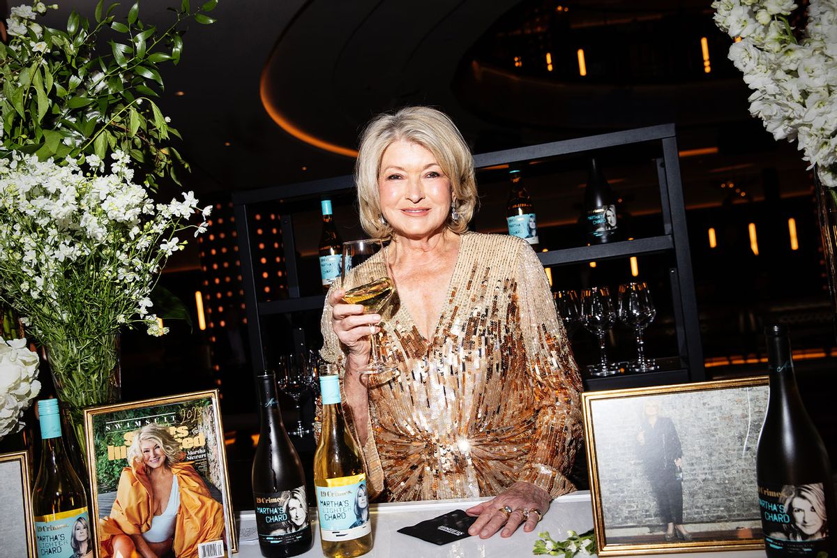 Martha Stewart at the Sports Illustrated Swim Issue Launch Party held at the Hard Rock Hotel on May 18, 2023 in New York, New York. (Lexie Moreland/WWD via Getty Images)