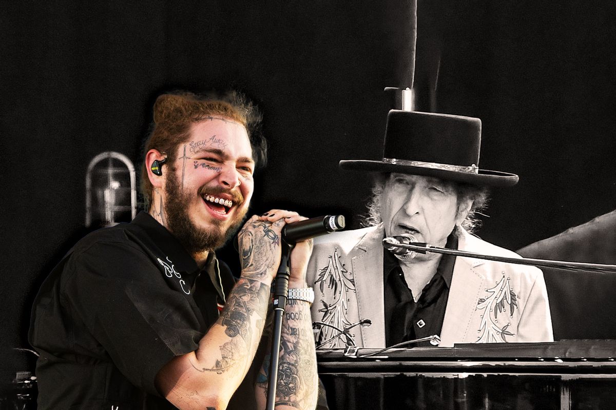 Post Malone and Bob Dylan (Photo illustration by Salon/Getty Images)