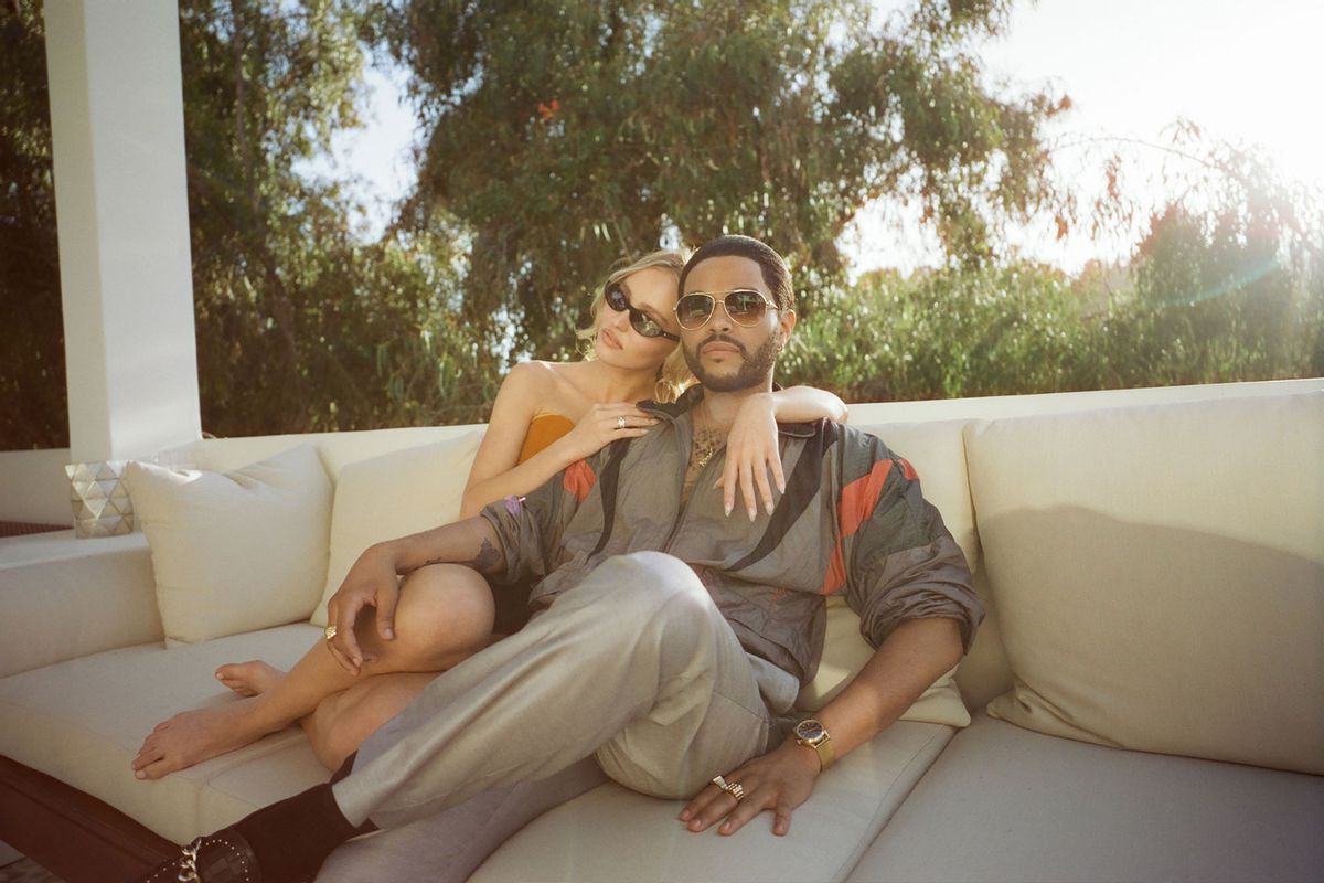 Lily-Rose Depp and Abel "The Weeknd" Tesfaye in "The Idol" (Eddy Chen/HBO)