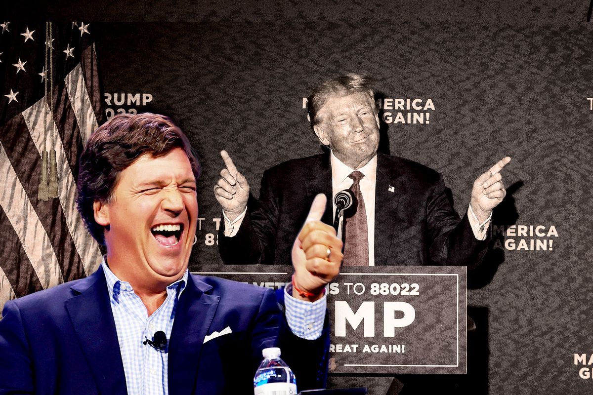 Tucker Carlson and Donald Trump (Photo illustration by Salon/Getty Images)
