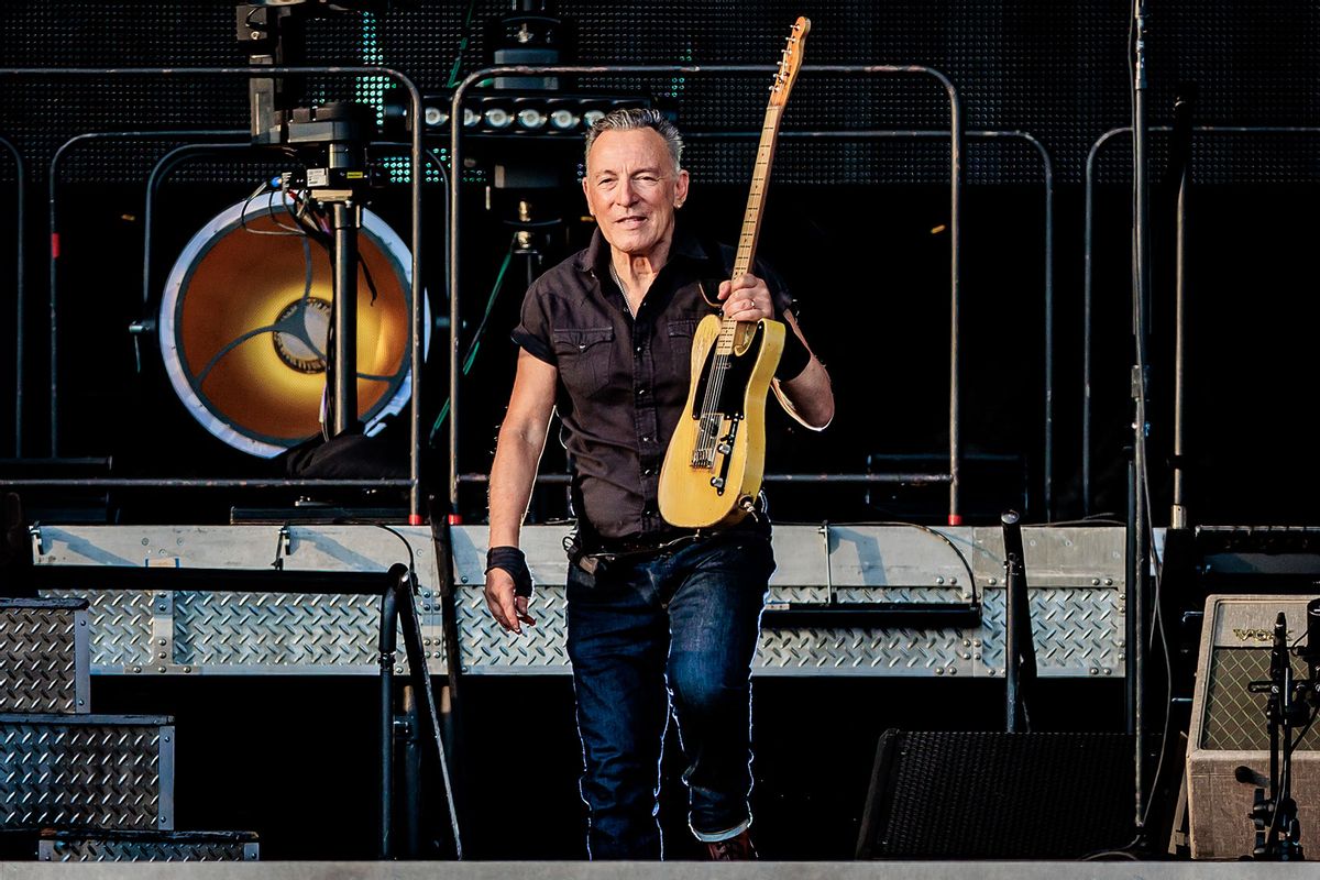 Bruce Springsteen performs with The E Street Band at Autodromo Nazionale Monza on July 25, 2023 in Monza, Italy. (Sergione Infuso/Corbis via Getty Images)