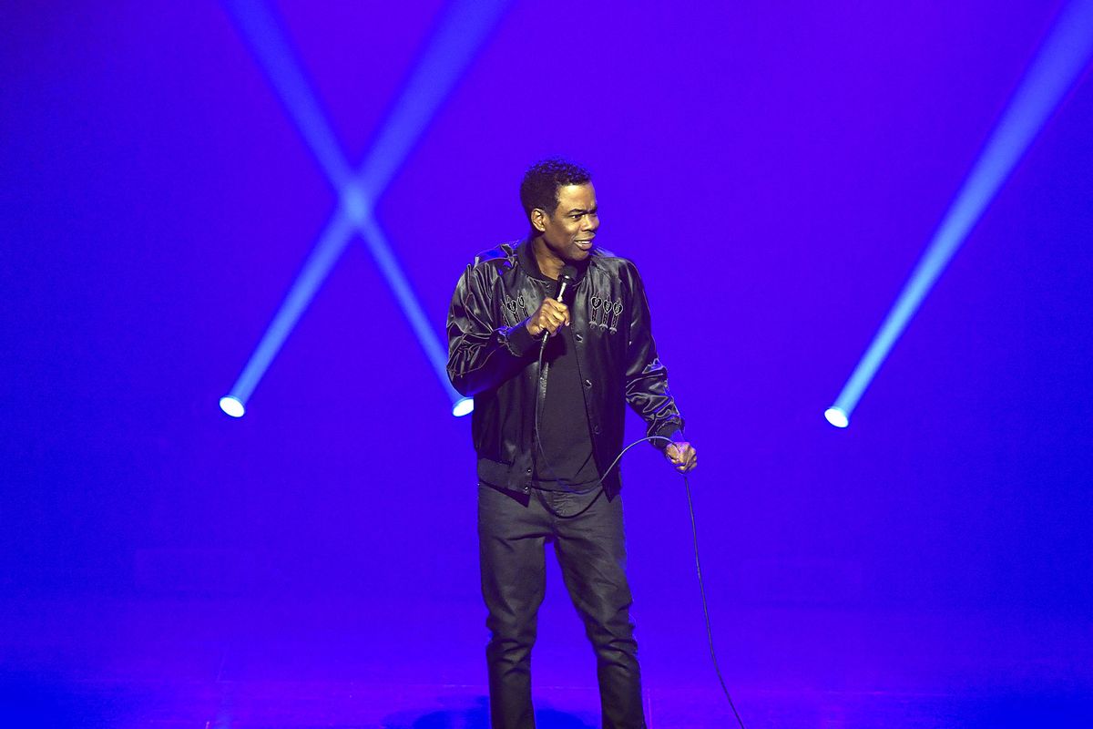 Chris Rock performs his Total Blackout Tour at Wang Theatre at Boch Center on November 25, 2017 in Boston, Massachusetts. (Paul Marotta/Getty Images)