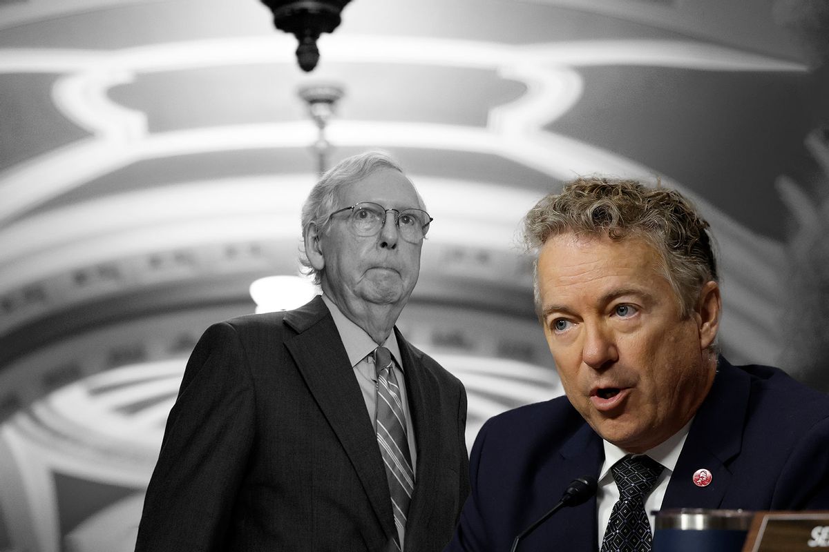 Mitch McConnell and Rand Paul (Photo illustration by Salon/Getty Images)