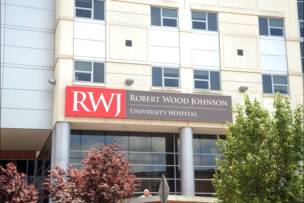 Robert Wood Johnson University Hospital in New Brunswick, New Jersey. (Bobby Bank/Getty Images)