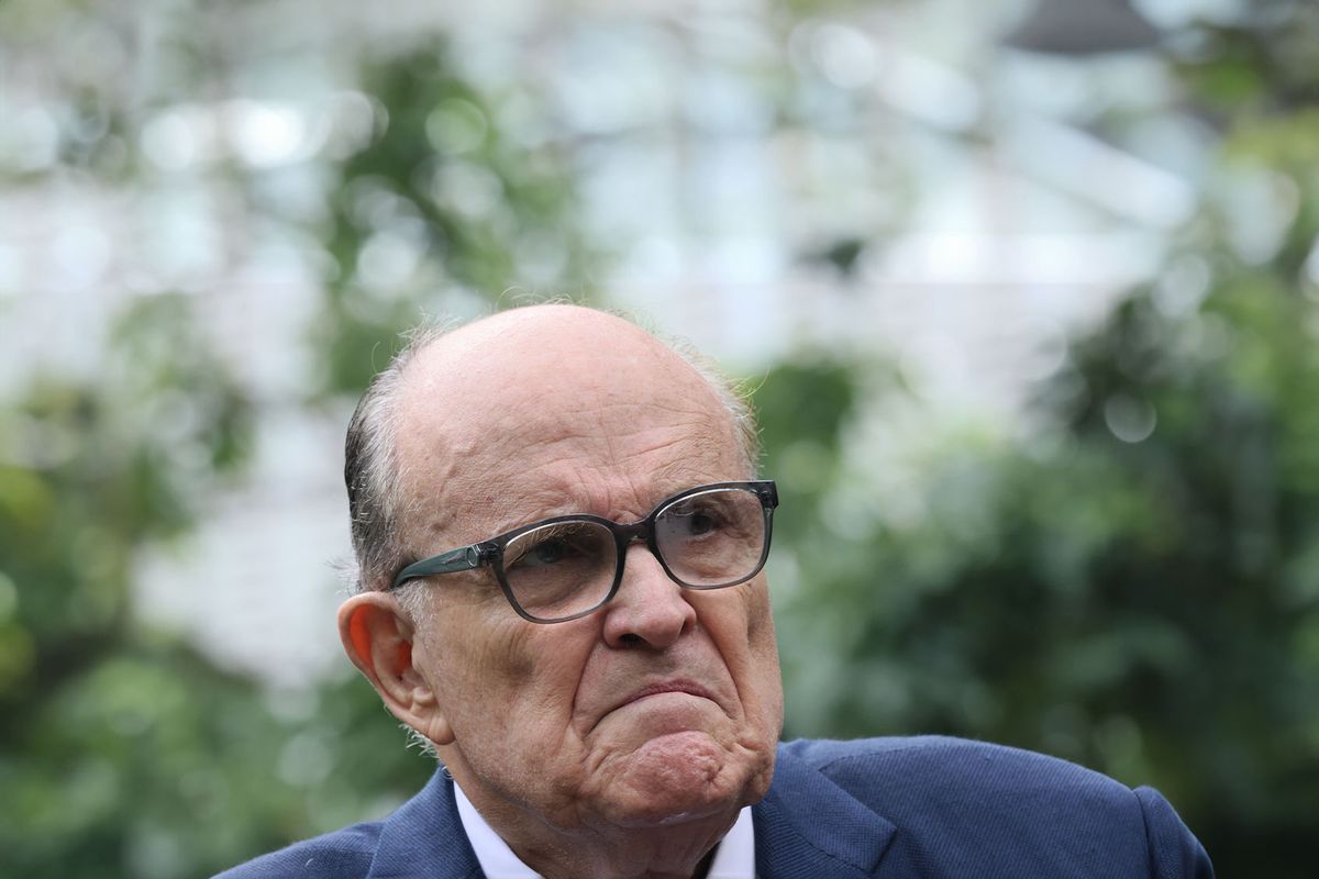 Former New York City Mayor and attorney of former US President Donald Trump, Rudy Giuliani (Michael M. Santiago/Getty Images)