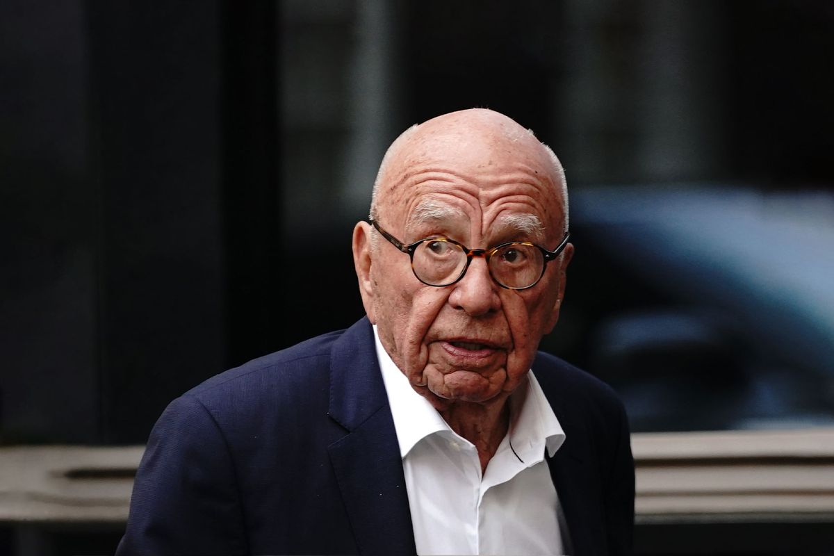 Rupert Murdoch at his annual party at Spencer House, St James' Place in London. (Victoria Jones/PA Images via Getty Images)