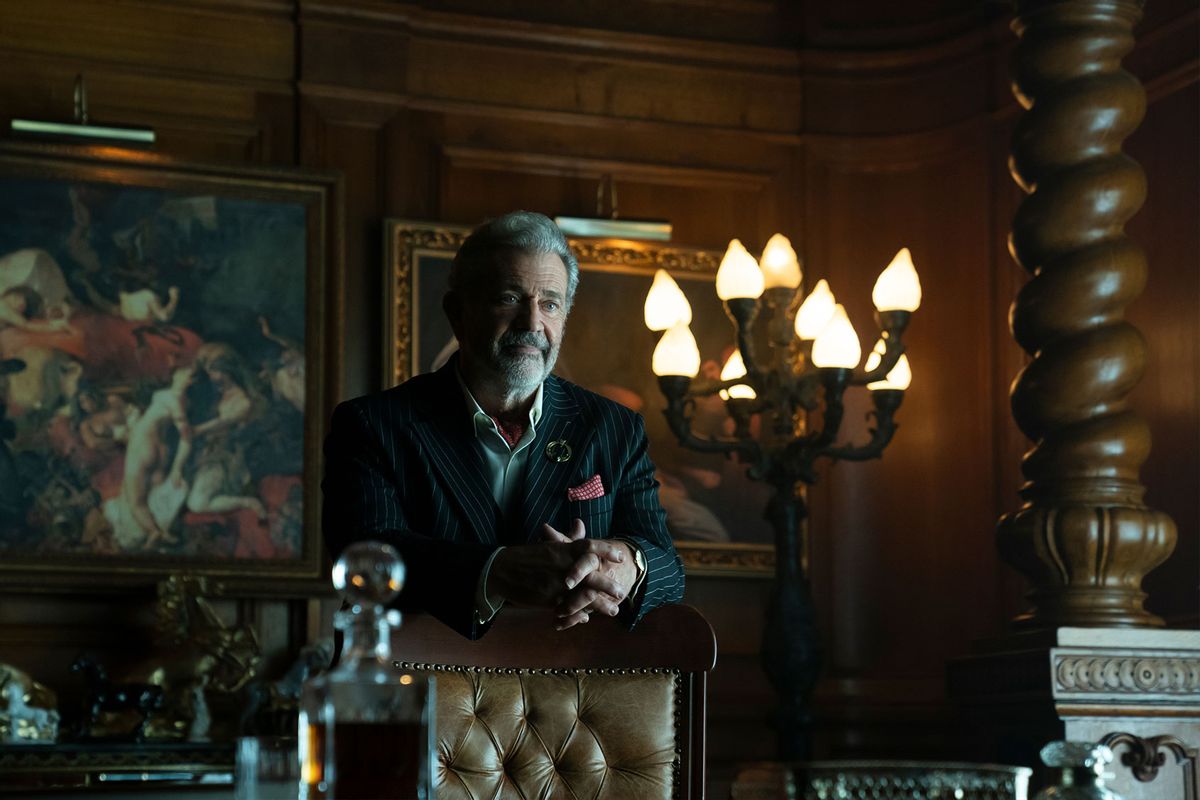 Mel Gibson as Cormac in "The Continental" (Katalin Vermes/Starz Entertainment)