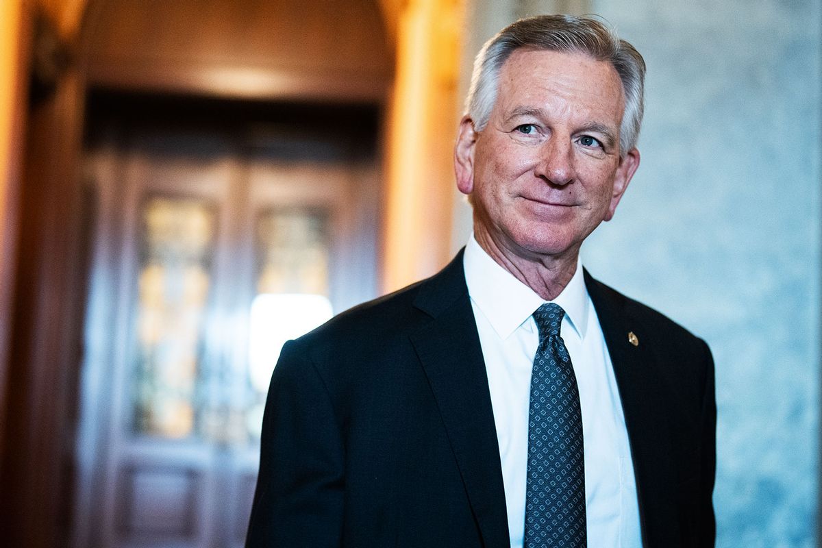 Sen. Tommy Tuberville, R-Ala., is seen in the U.S. Capitol on Wednesday, September 6, 2023. (Tom Williams/CQ-Roll Call, Inc via Getty Images)