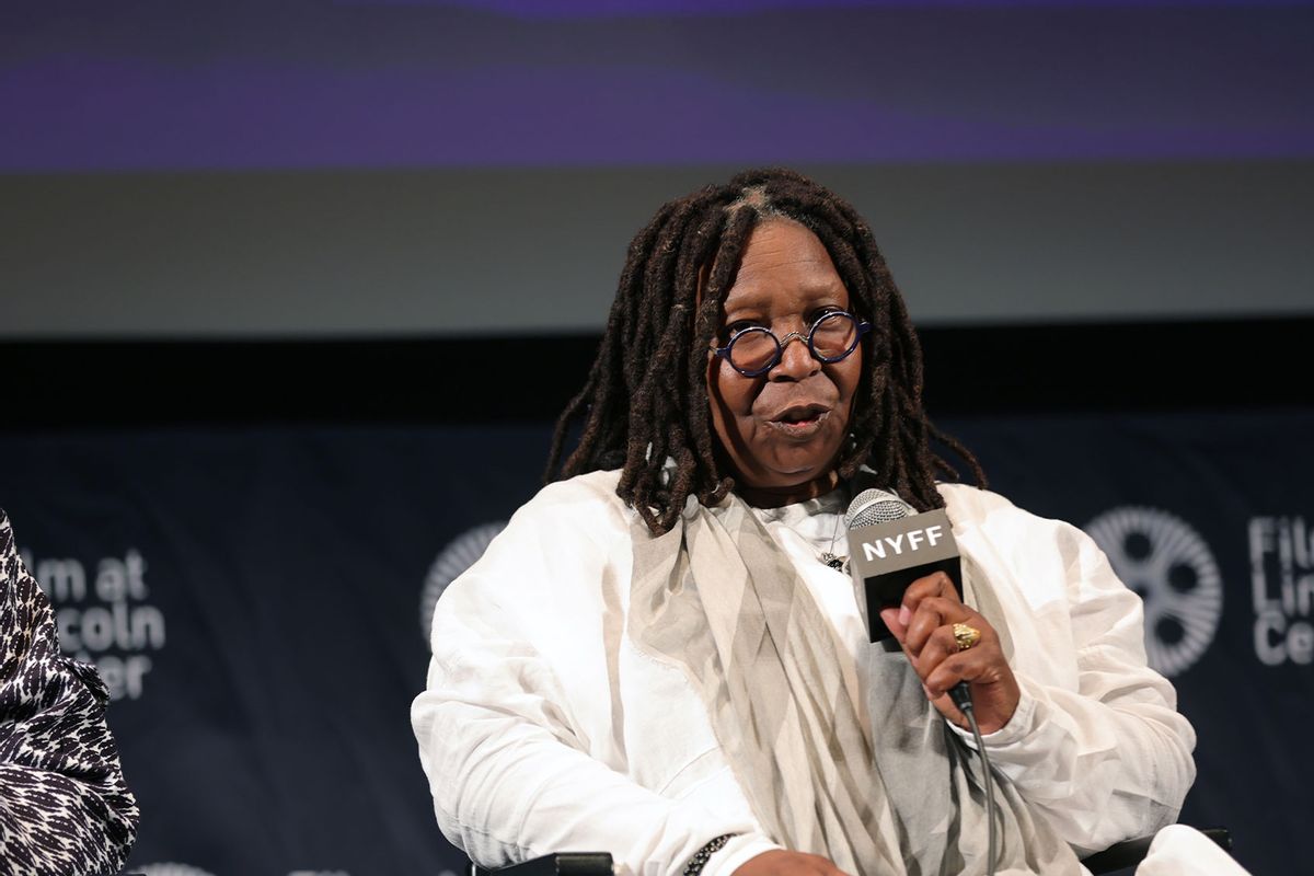 Whoopi Goldberg takes part in the "Till" press conference at The Film Society of Lincoln Center, Walter Reade Theatre on October 01, 2022 in New York City. (Michael Loccisano/Getty Images for FLC)