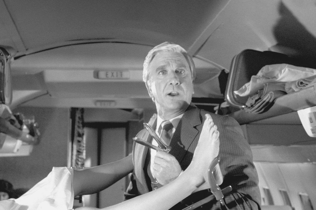 Leslie Nielsen in "Airplane!" (Paramount Pictures)