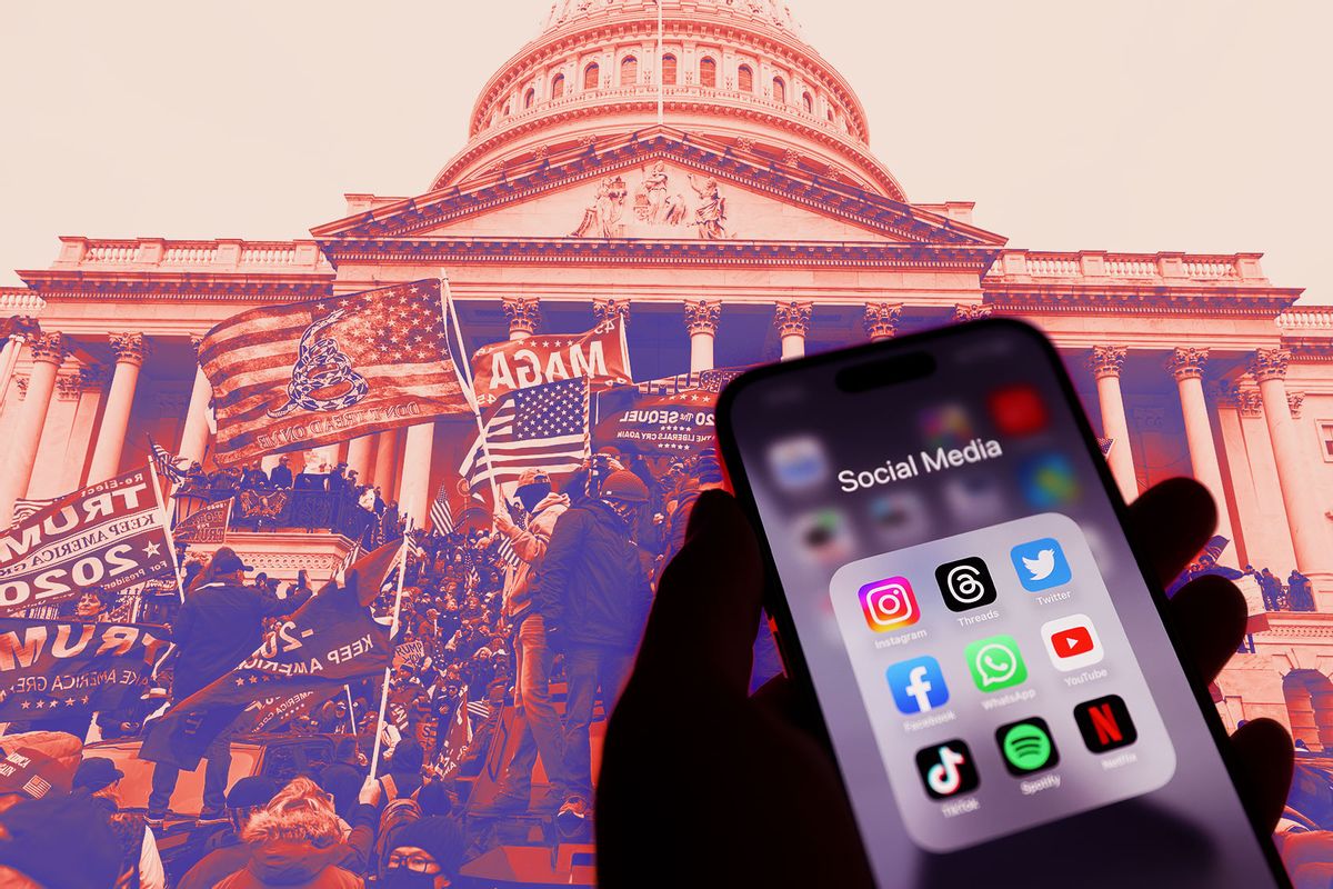 January 6 Capitol Riot | Social Media (Photo illustration by Salon/Getty Images)