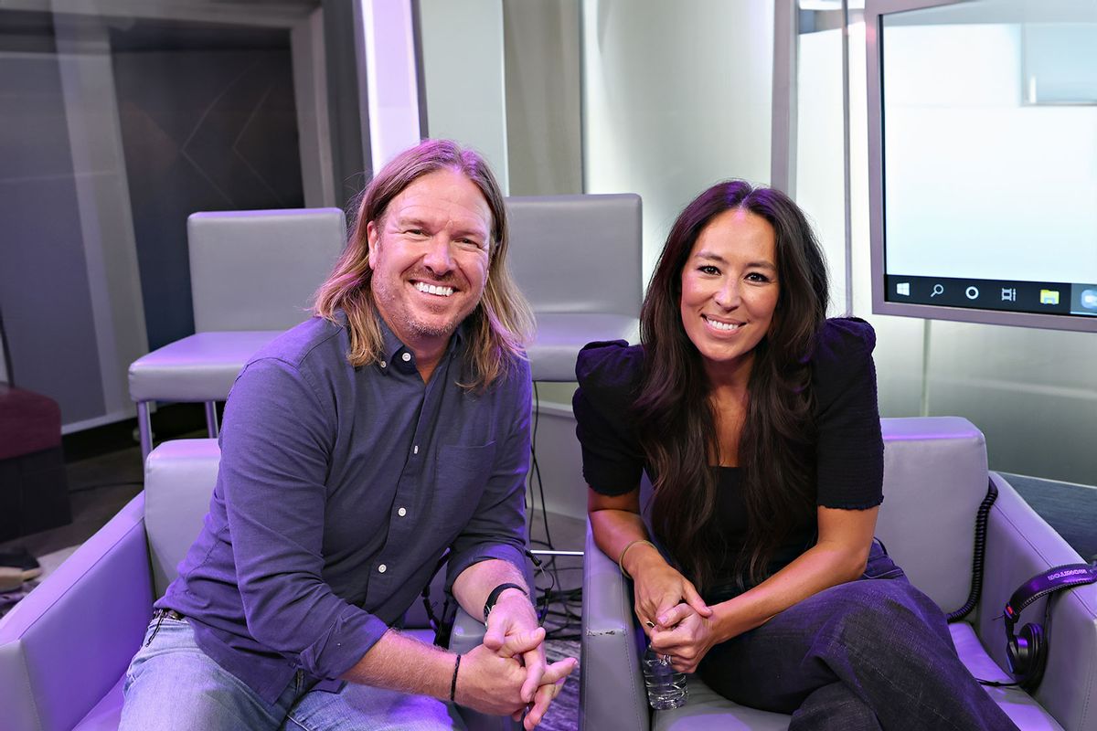 Magnolia's Chip and Joanna Gaines at SiriusXM Studios on July 14, 2021 in New York City. (Cindy Ord/Getty Images for SiriusXM)