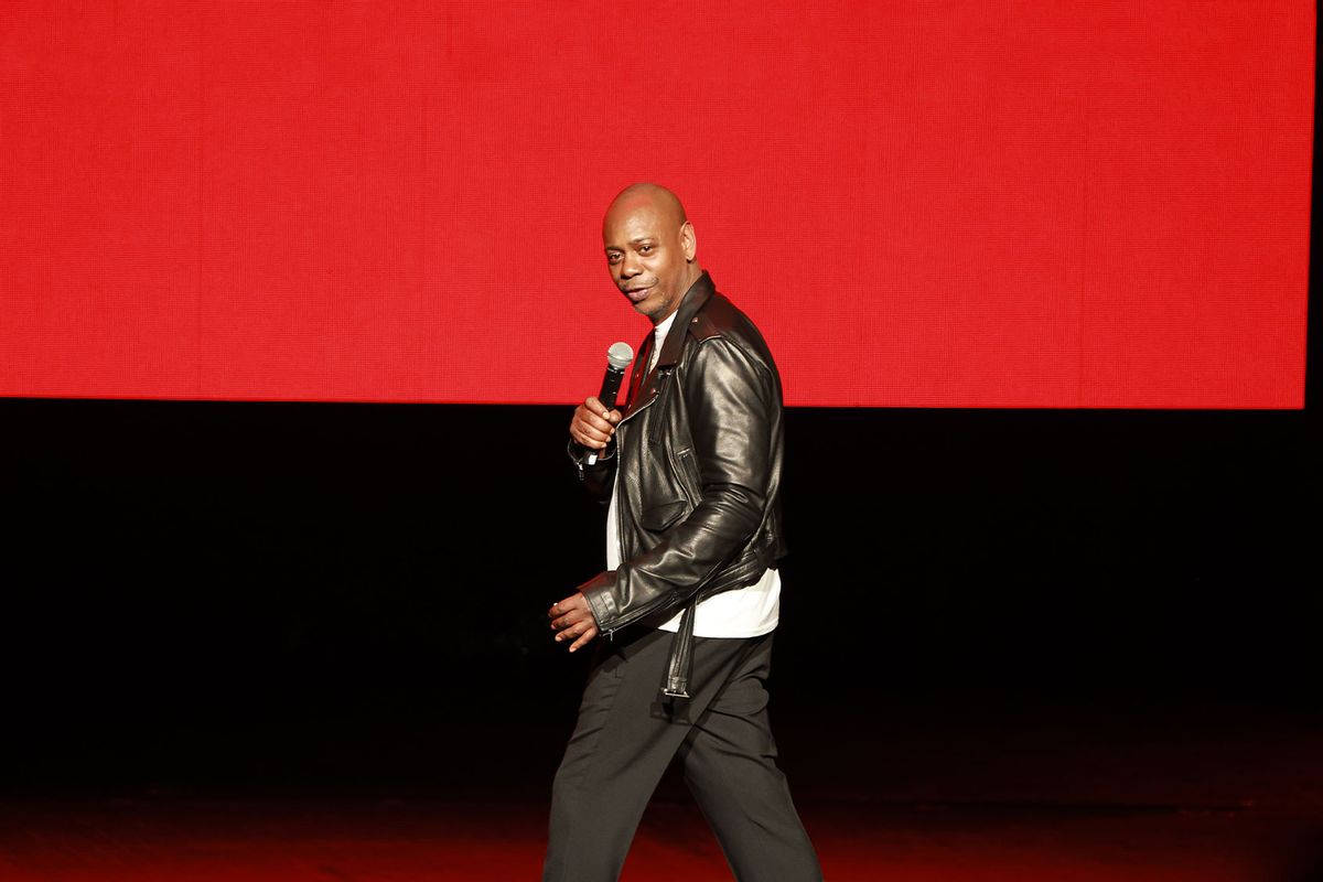 Dave Chappelle performs during a midnight pop-up show at Radio City Music Hall on October 16, 2022 in New York City. (Jason Mendez/Getty Images for ABA)