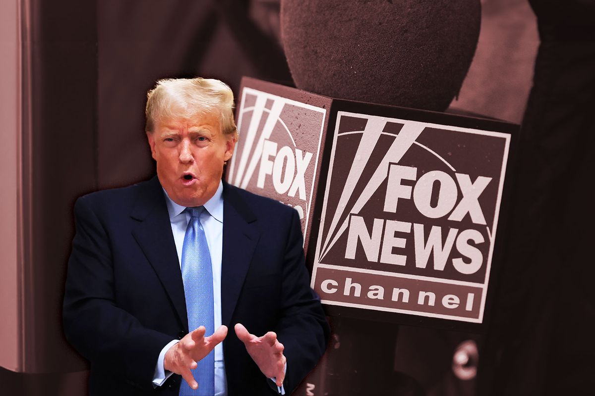 Donald Trump | Fox News Logo (Photo illustration by Salon/Getty Images)