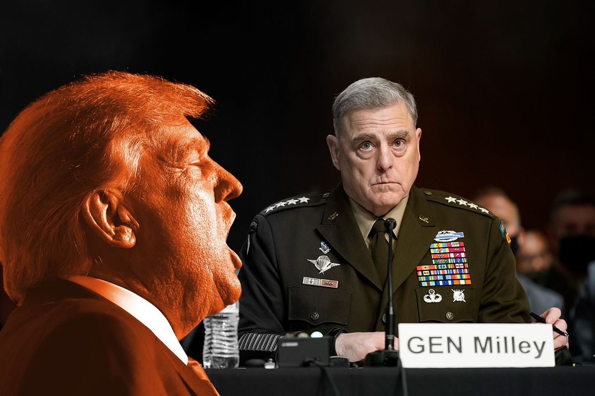 Donald Trump and Mark Milley (Photo illustration by Salon/Getty Images)