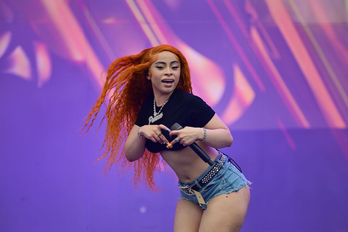 Ice Spice performs onstage during Broccoli City Festival Day 1 on July 15, 2023 in Washington, DC. (Prince Williams/WireImage/Getty Images)