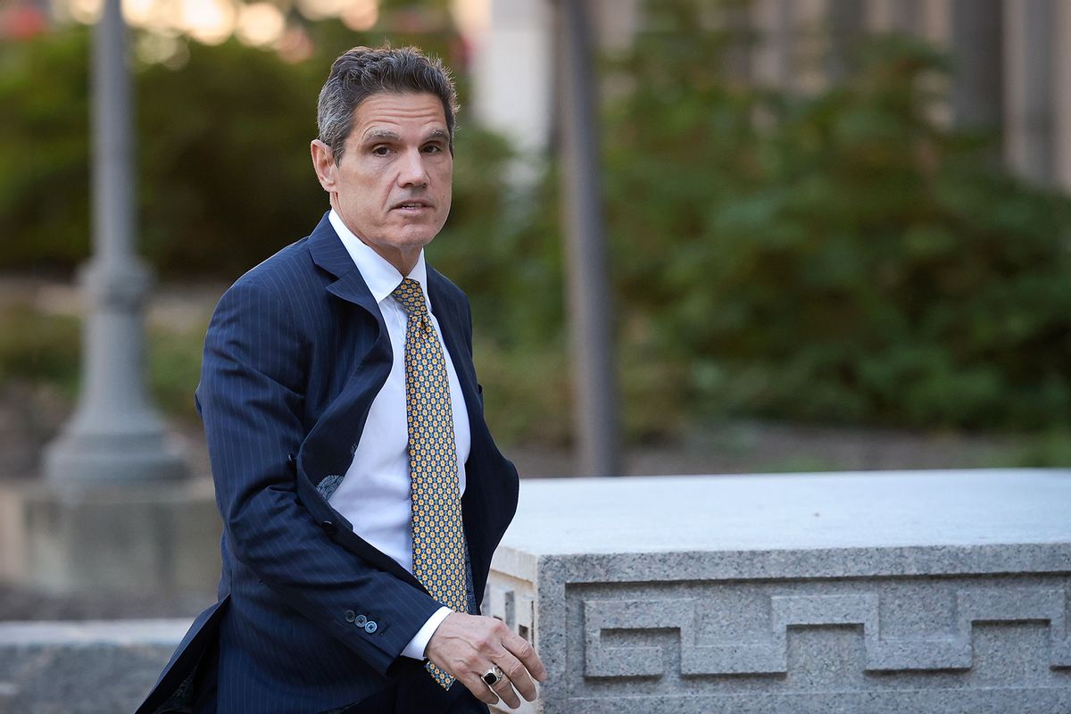 Attorney for former U.S. President Donald Trump John Lauro arrives at the E. Barrett Prettyman U.S. Court House October 16, 2023 in Washington, DC. (Win McNamee/Getty Images)