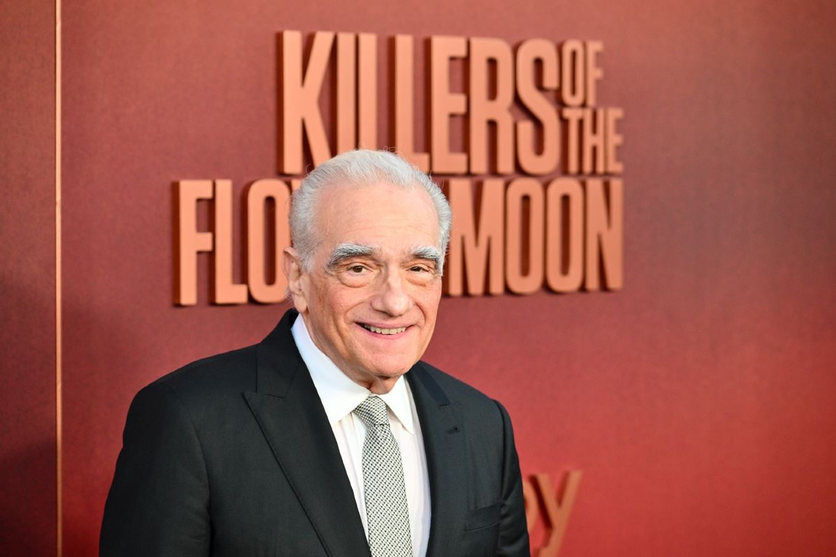Martin Scorsese at the premiere of "Killers of the Flower Moon" held at the Dolby Theatre on October 16, 2023 in Los Angeles, California.  ( Michael Buckner/Variety via Getty Images)