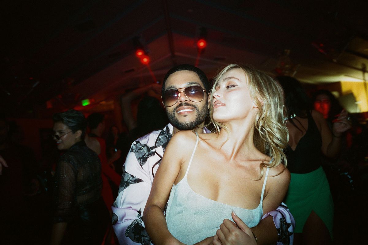 Abel “The Weeknd” Tesfaye and Lily-Rose Depp in "The Idol" (Eddy Chen/HBO)