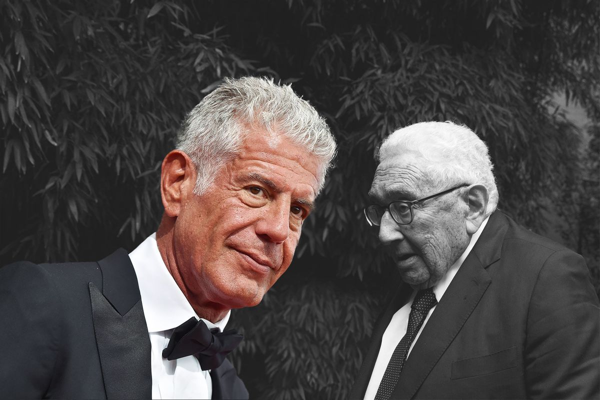 Anthony Bourdain and Henry Kissinger (Photo illustration by Salon/Getty Images)