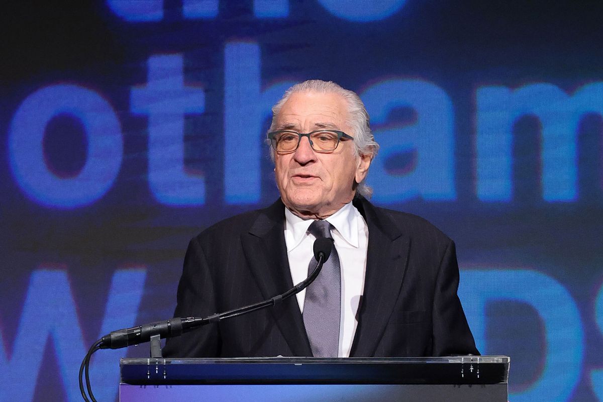 Robert De Niro speaks onstage at The 2023 Gotham Awards at Cipriani Wall Street on November 27, 2023 in New York City. (Dimitrios Kambouris/Getty Images for The Gotham Film & Media Institute)
