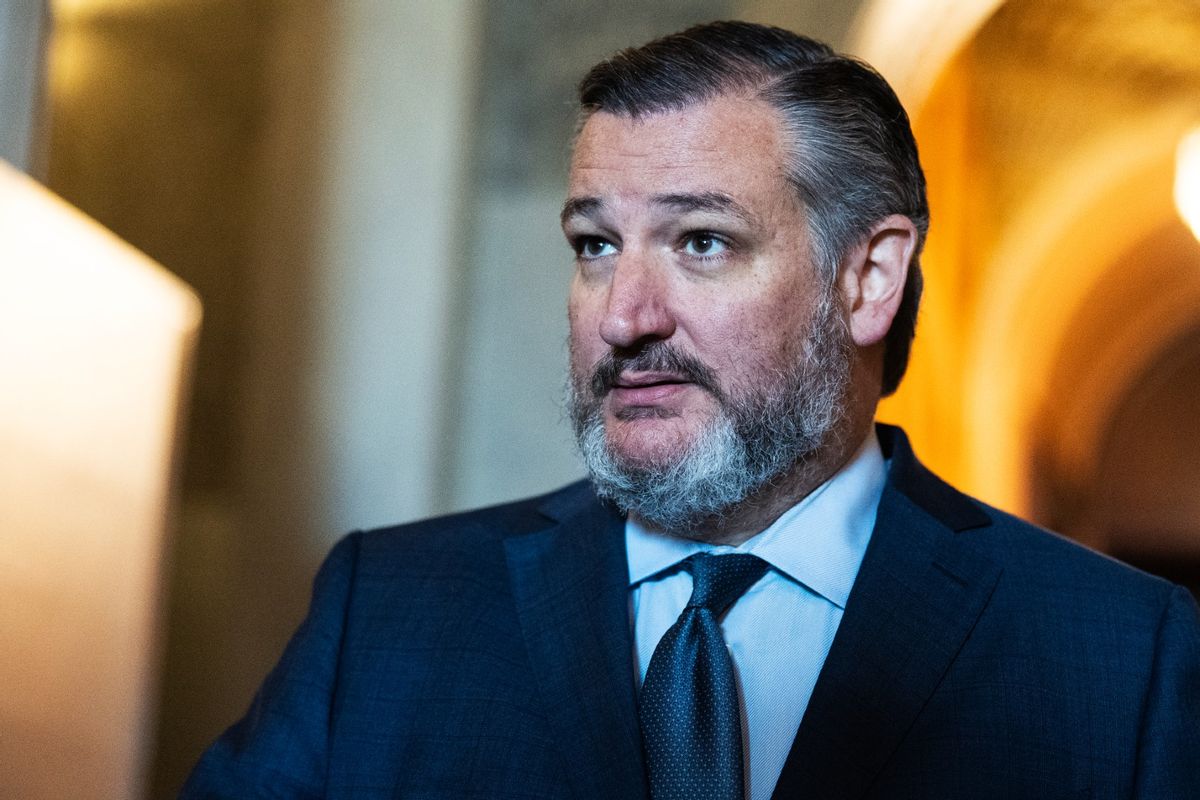 Sen. Ted Cruz, R-Texas, is seen in the U.S. Capitol on Wednesday, September 6, 2023.  (Tom Williams/CQ-Roll Call, Inc via Getty Images)