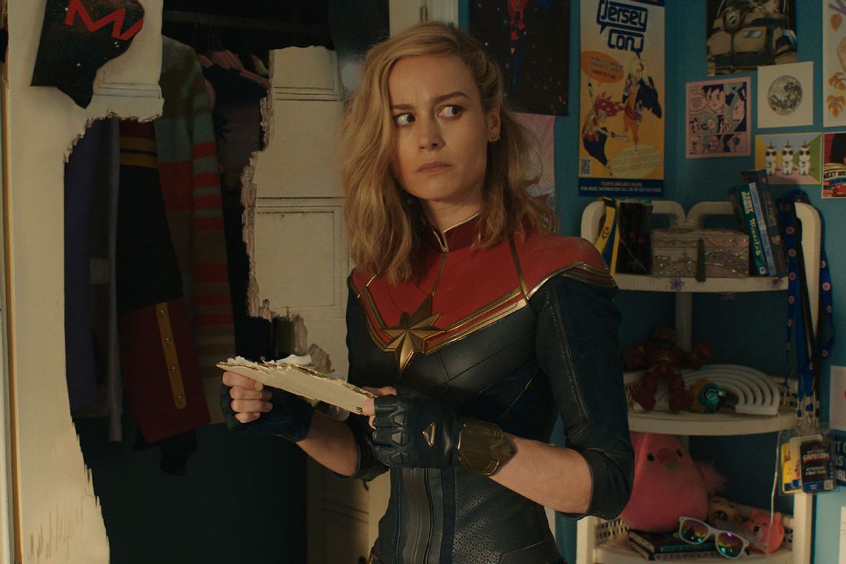 Brie Larson as Captain Marvel/Carol Danvers in Marvel Studios' "The Marvels" (Photo courtesy of Marvel Studios)
