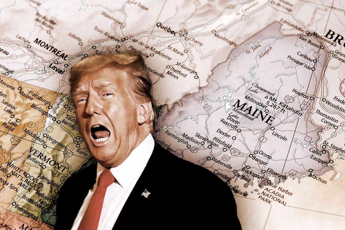 Donald Trump | Map Of Maine (Photo illustration by Salon/Getty Images)