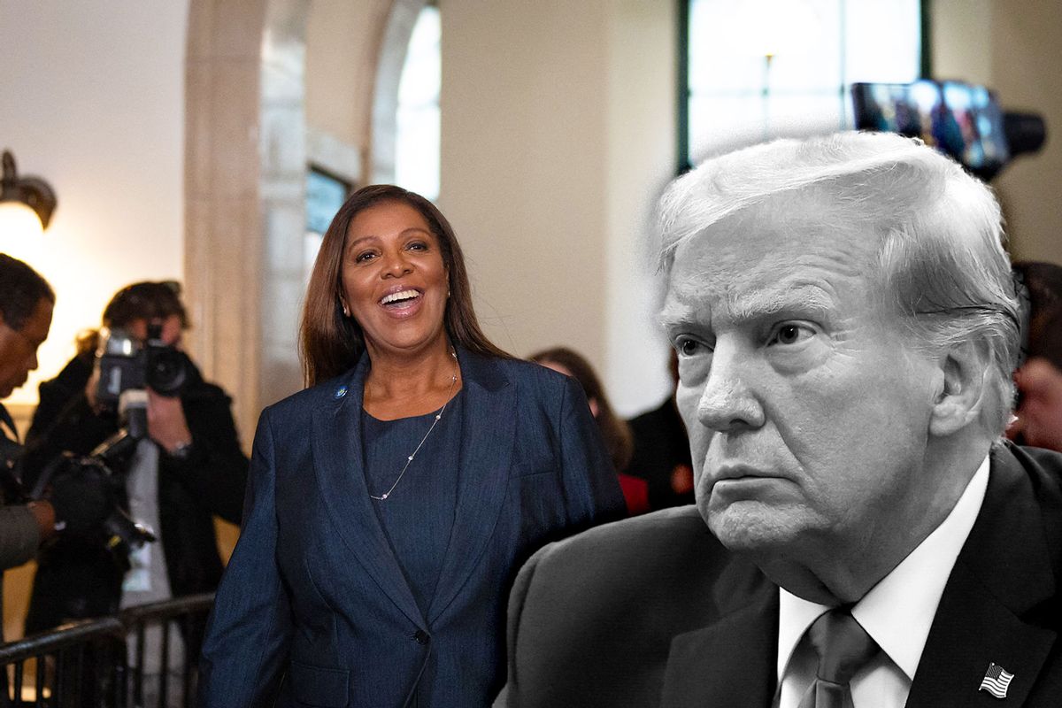 Letitia James and Donald Trump (Photo illustration by Salon/Getty Images)