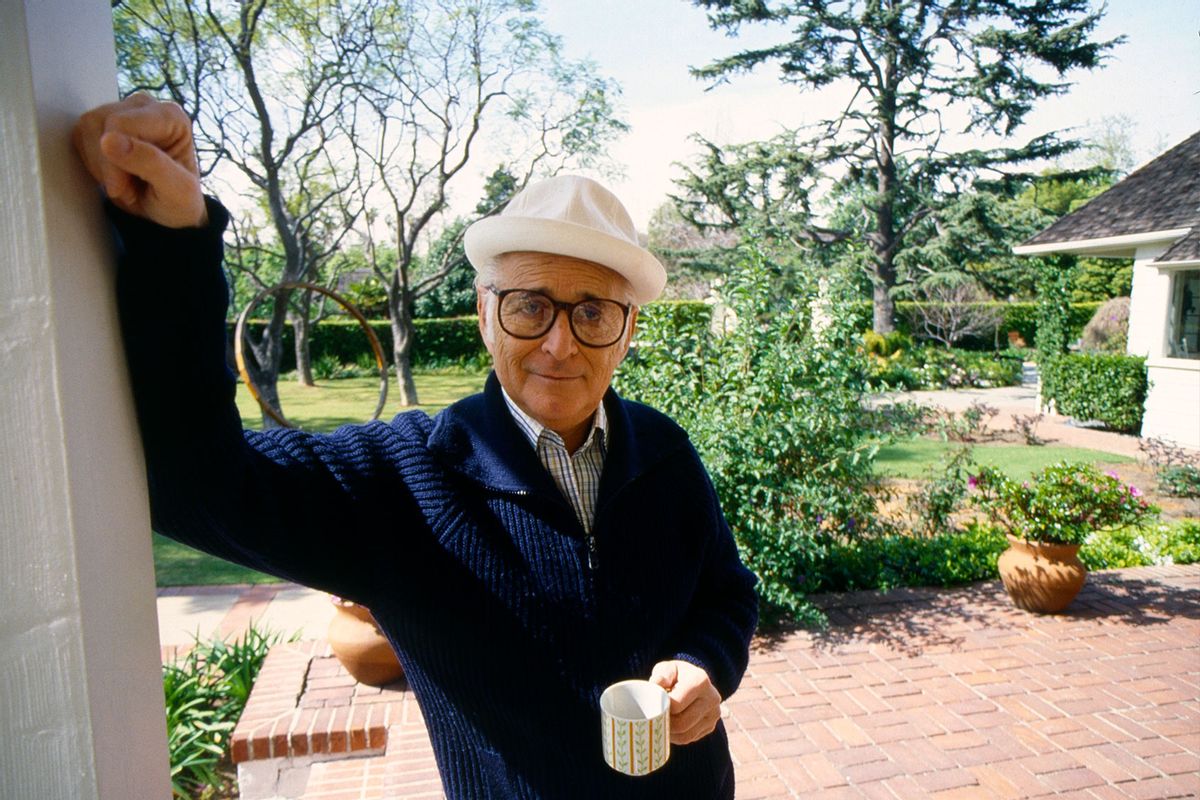 Producer Norman Lear at home, February 27, 1984 in Los Angeles, California. (Bob Riha, Jr./Getty Images)