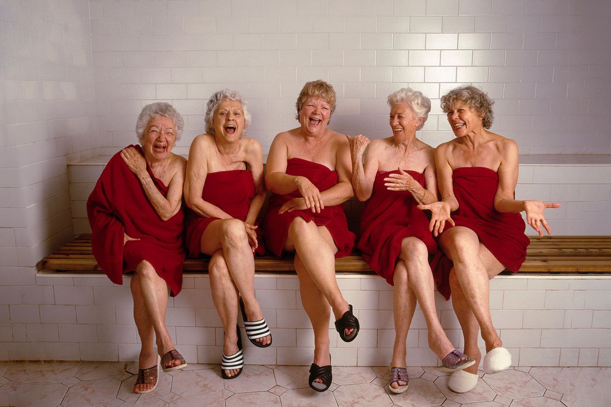 Senior Women Enjoying Day at the Spa (Getty Images/Darren Modricker)
