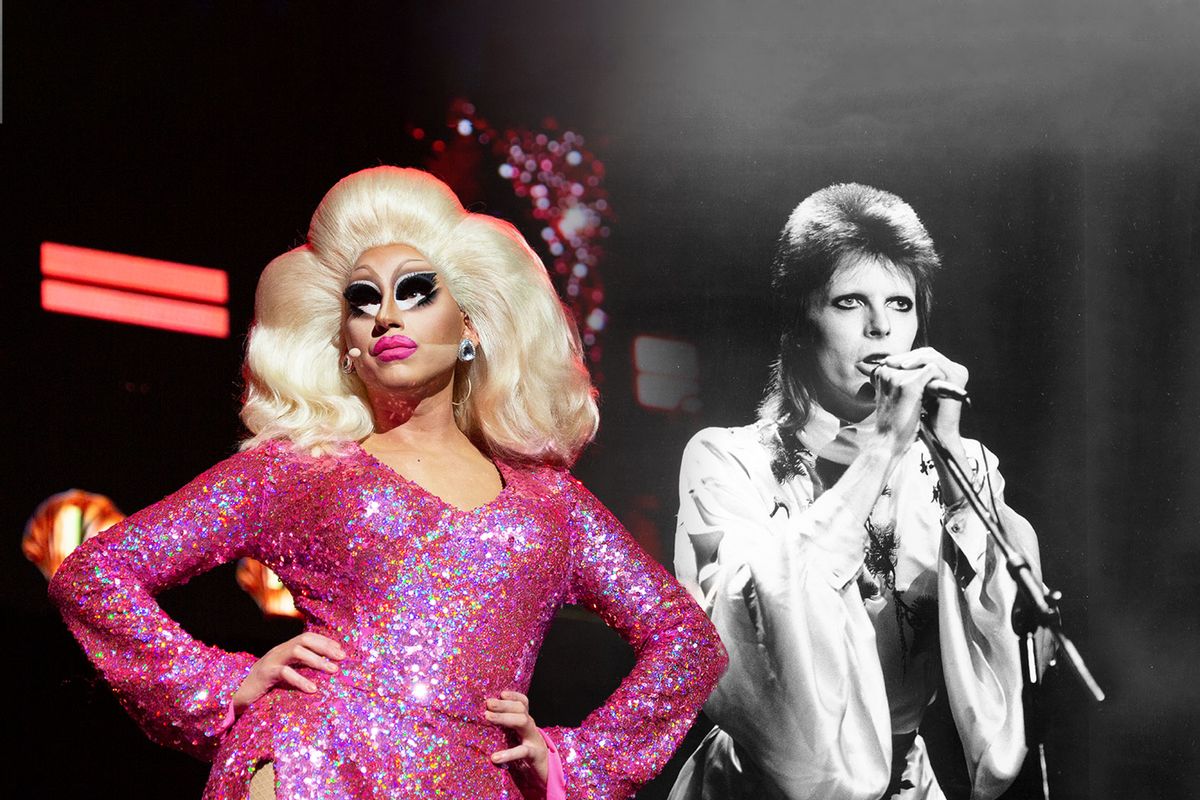 Trixie Mattel and David Bowie (Photo illustration by Salon/Getty Images)