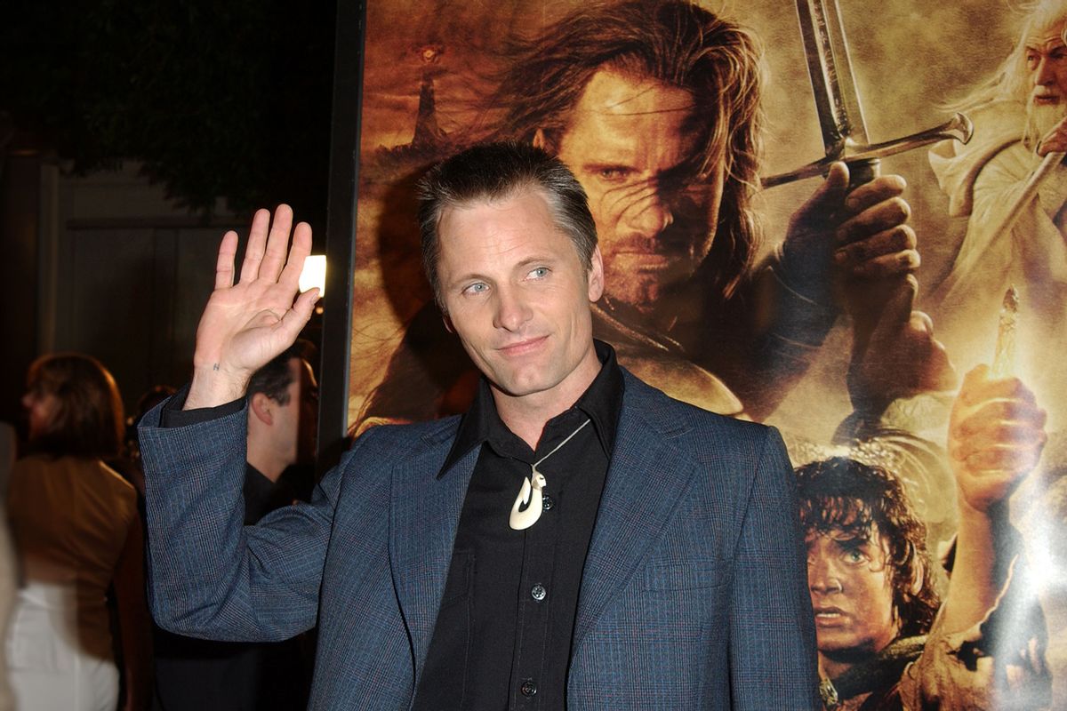 Viggo Mortensen during "The Lord Of The Rings: The Return Of The King" - Los Angeles Premiere at The Mann Village Theatre in Westwood, California, United States. (Jon Kopaloff/FilmMagic/Getty Images)