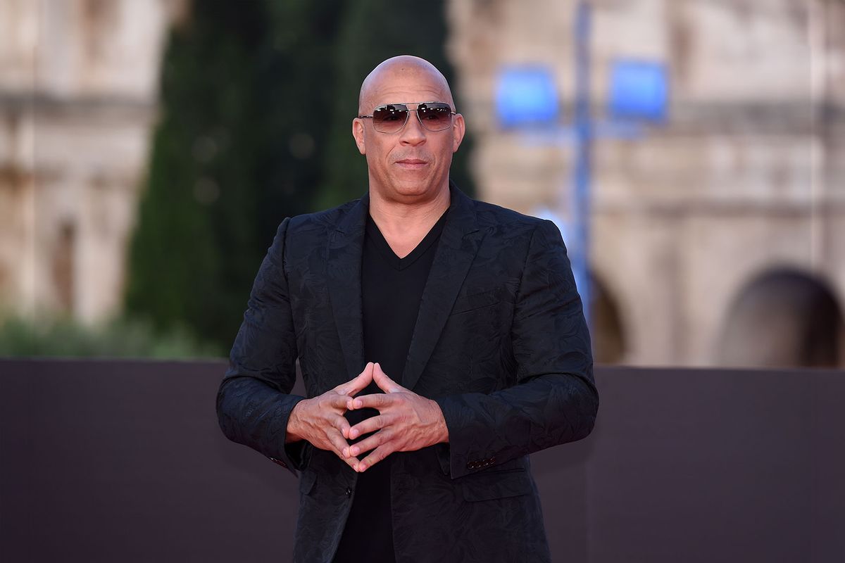 Actor, US film producer Vin Diesel on the red carpet at the world premiere of the film Fast X at the Colosseum. Rome (Italy), May 12nd, 2023 (Massimo Insabato/Archivio Massimo Insabato/Mondadori Portfolio via Getty Images)