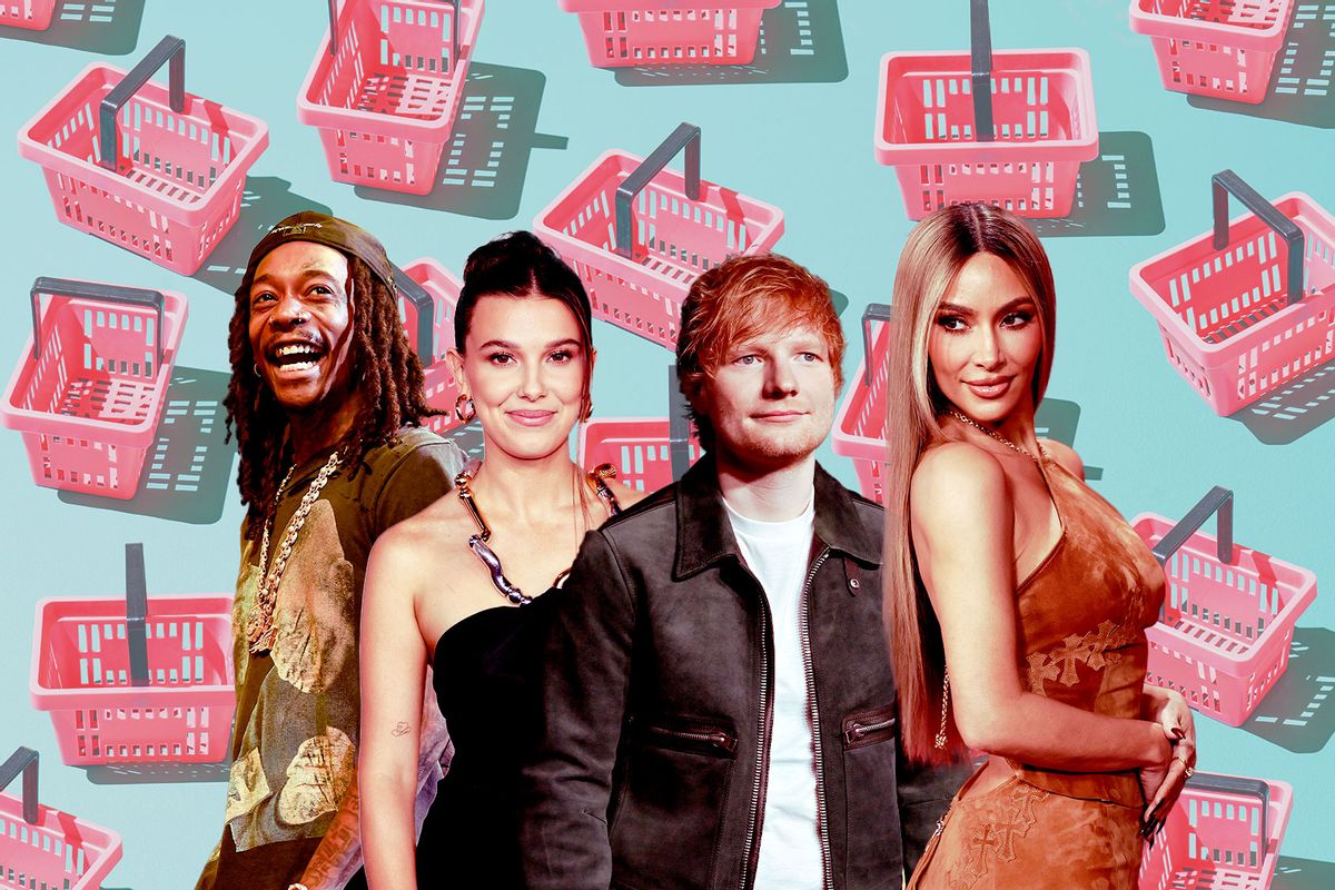 Wiz Khalifa, Millie Bobby Brown, Ed Sheeran and Kim Kardashian (Photo illustration by Salon/Getty Images)