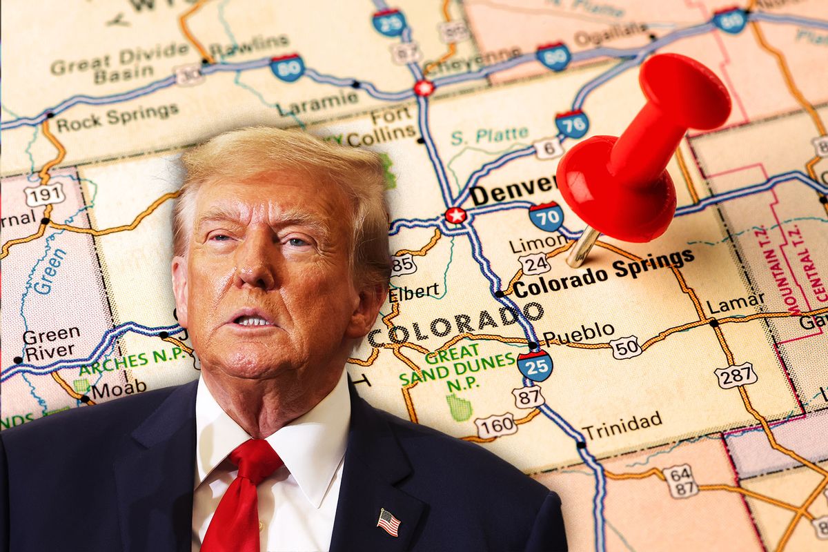 Donald Trump | Colorado Map (Photo illustration by Salon/Getty Images)