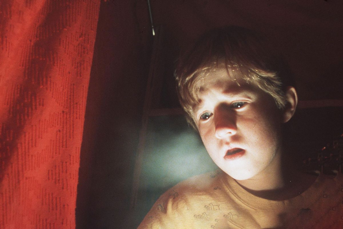 Frightened By His Paranormal Powers, 8-Year-Old Cole Sear (Haley Joel Osment) Is Too Young To Understand His Purpose In "The Sixth Sense." 1999 Spyglass Entertainment Group, Lp. All Rights Reserved. (Getty Images)