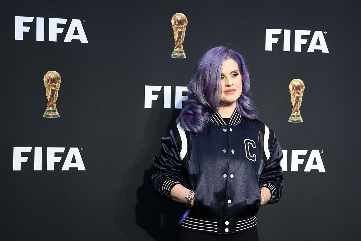 Kelly Osbourne attends the FIFA World Cup 2026™️ Official Brand Launch at the Griffiths Observatory on May 17, 2023 in Los Angeles, California. (Katelyn Mulcahy - FIFA/FIFA via Getty Images)
