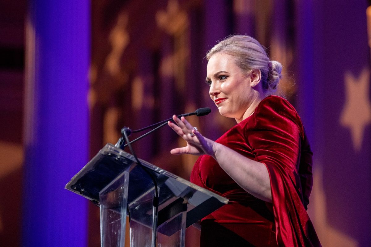 Meghan McCain on stage during the 29th Annual Achilles Gala Honoring president and CEO of Cinga David Cordani with "Volunteer of the Year Award" at Cipriani South Street  (Roy Rochlin/Getty Images)