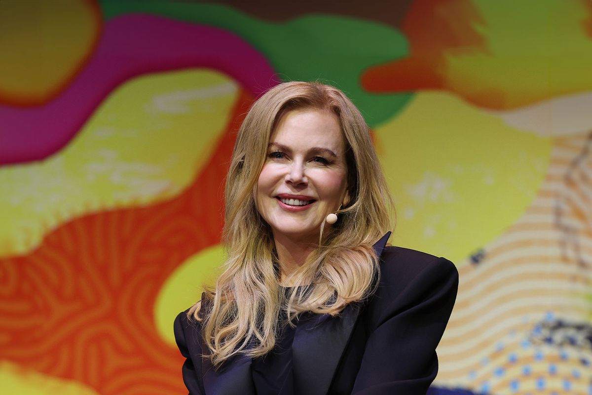 Nicole Kidman looks on during Nicole Kidman and Per Saari in conversation during the 'Spotlight on Blossom Films' feature session at SXSW Sydney on October 19, 2023 in Sydney, Australia. (Brendon Thorne/Getty Images for SXSW Sydney)