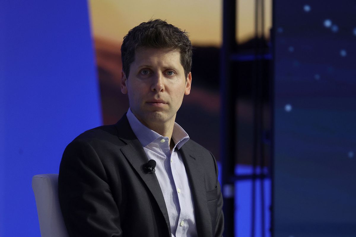OpenAI CEO Sam Altman looks on during the APEC CEO Summit at Moscone West on November 16, 2023 in San Francisco, California. (Justin Sullivan/Getty Images)