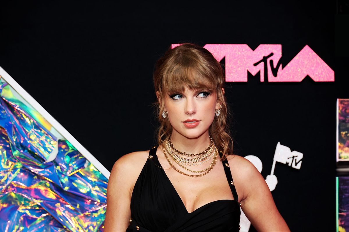 Taylor Swift attends the 2023 MTV Video Music Awards at the Prudential Center on September 12, 2023 in Newark, New Jersey. (Dia Dipasupil/FilmMagic/Getty Images)